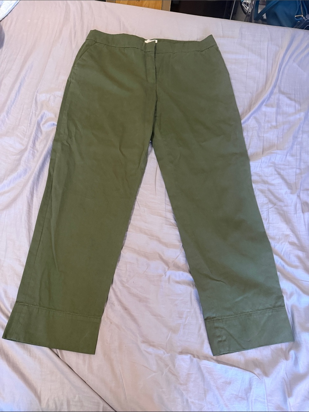 Sezane Olive Green Milo Pants